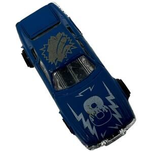 Blue Die-Cast Muscle Car with Graphics